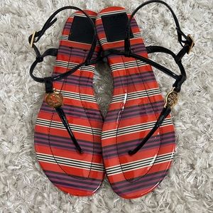 Tory Burch | Striped thong sandals